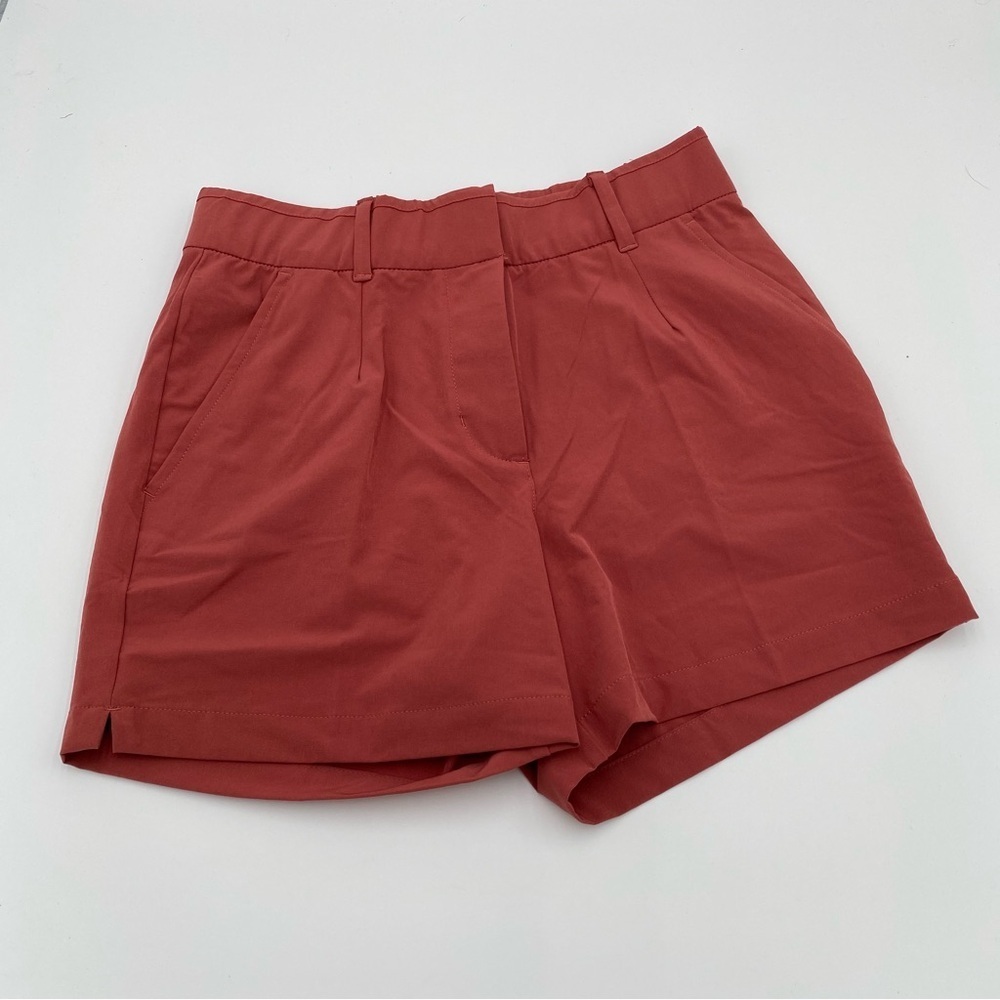 Nike Women's Athletic Golf Shorts in Rust Red